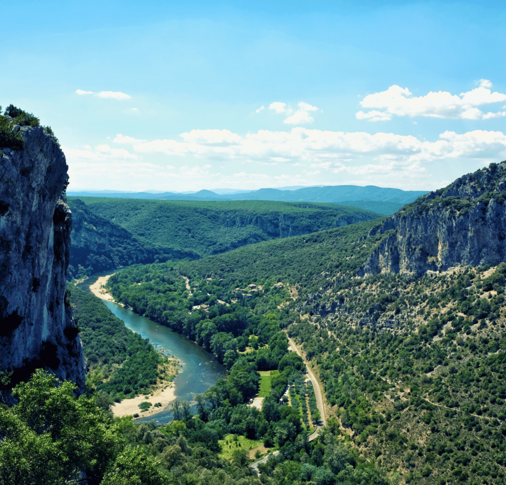 Paysage ardèche